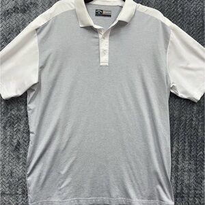 Callaway Opti Dri Polo Large Gray/White C2
